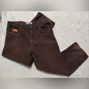 Brown Corduroy Men Pants
